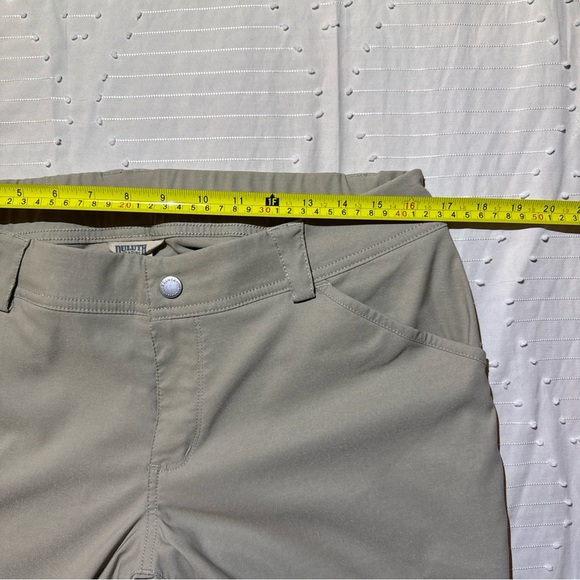 Duluth Trading Khaki Cargo Hiking Pants Womens 12x29 Stretch - Picture 6 of 8